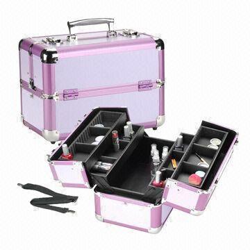 Fold out makeup clearance case