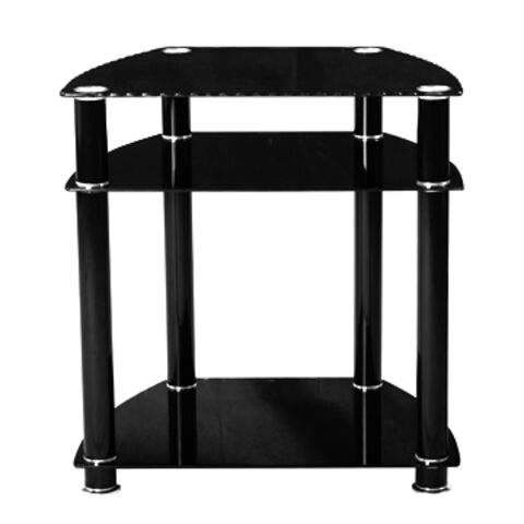 Suporte de TV de vidro, tamanho de 600x450x650mm, tubo de alumínio e vidro temperado. Ideal para televisores e ecrãs planos. for sale at factory direct price