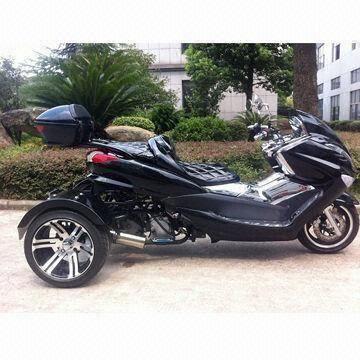 300cc 3-wheel Scooter Tricycle with Electric and Kick Starting System ...