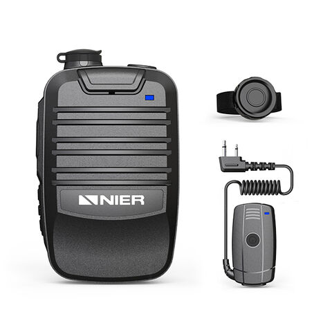 Haut-parleur et microphone BT sans fil pour radio bidirectionnelle (Talkie-walkie)