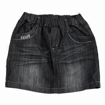 Baby girl outlet black denim skirt