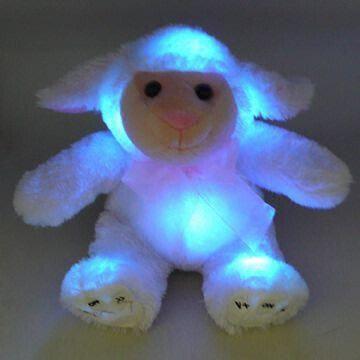 China Novelty Plush Animal Light-up Toy with 3 Colors ...