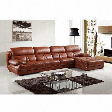 Sectional Leather Sofa Made Of Top, Leather Sofas From China