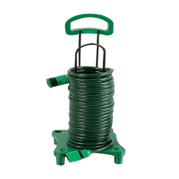 coiled hose stand