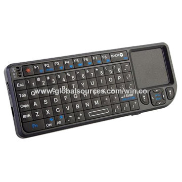 Taiwan Custom-made Mini Wireless Keyboard with Touchpad and Mouse, for ...