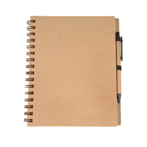 مفكرة صديقة للبيئة مقاس A5 مع قلم - مثالية للهدايا الترويجية للشركات for sale at factory direct price