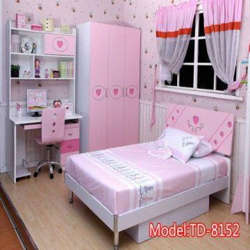 pink cartoon bed