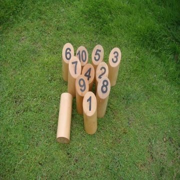 Make It Pop: Retr-Oh! Wooden Bowling Game -Suitable For Indoor And Outdoor Use A2 14610890