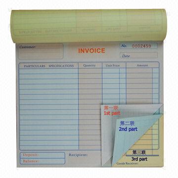 3-ply Carbonless Invoice Book/Triplicate Notepad | Global Sources