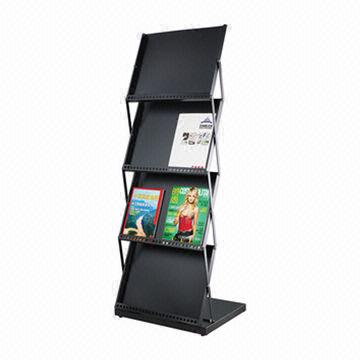 Foldint Magazine Display Rack, Made of SPCC on Global Sources