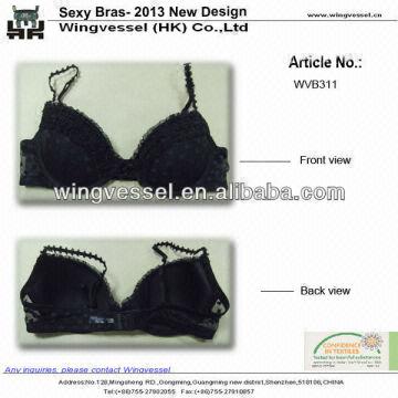 fancy net design bra
