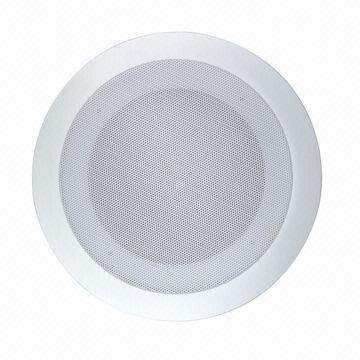 Pa Ceiling Speaker With 6 Inch Size White Rear Cover And 100v