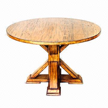 Round Dining Table Made Of Gmelina, Best Round Wood Dining Table Philippines