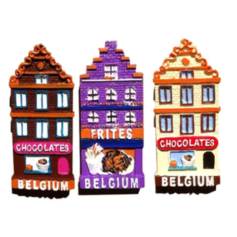 zamonji Belgian Beer in Belgium 3D Resin Fridge Magnet Refrigerator Sticker Travel City Souvenir Collection
