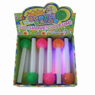 Light Up Spiked Ball Sticks