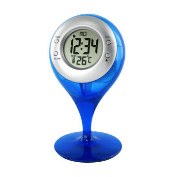 Jam Alarm Termometer Bertenaga Air Ramah Lingkungan, Mudah Diisi Ulang, Cocok untuk Hadiah Promosi for sale at factory direct price