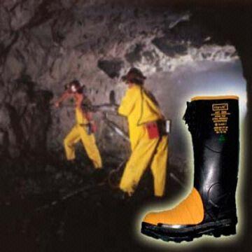 rubber mining boots
