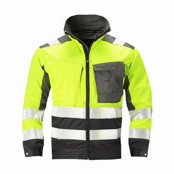 KwikSafety AGENT Safety Jacket (DETACHABLE HOOD) Class 3 ANSI Tested OSHA  Compliant Hi Vis Soft Shell Reflective PPE - Model No.: KS5502 | KwikSafety