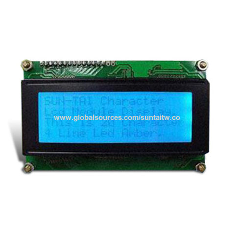 Taiwan 5 x 8 Dot Matrix LCD Module with 1/16 Duty Cycle on Global ...