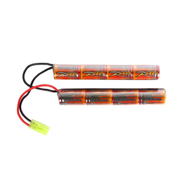 BATERÍA AIRSOFT-NIMH 9,6 V 1600MAH ESTILO DIVISTO, tipo mariposa, tipo Nunchuk o batería de grúa