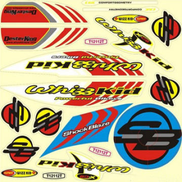 Bike hot sale label stickers