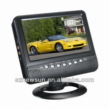 Portable 7.5 Inch Tft Lcd Tv 