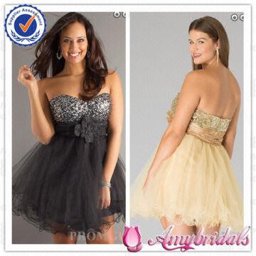 Plus Size Short Poofy Prom Dresses