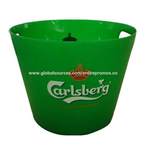 Cubeta de Hielo de Plástico para Promoción - Ideal para Marketing y Publicidad
