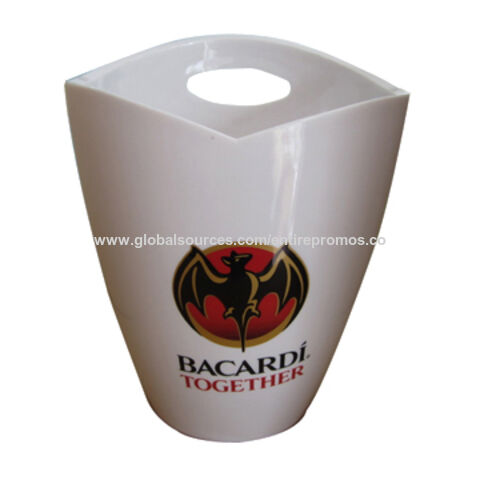 Cubo de Hielo de Plástico a Precio de Fábrica, Formas, Colores y Logotipos Personalizables