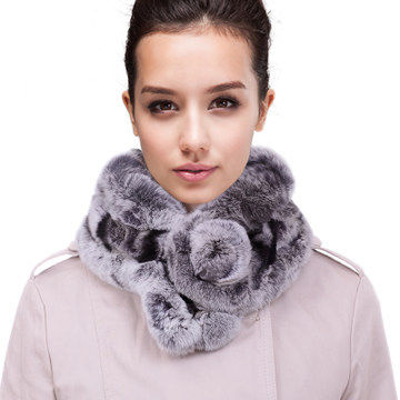 rex rabbit scarf,rabbit fur scarf,fur scarf, - Buy China rex rabbit ...