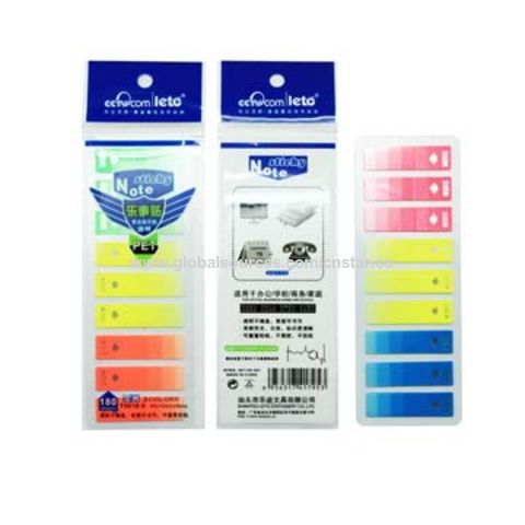 Acheter Autocollant Fluorescent translucide coloré, bloc-Notes