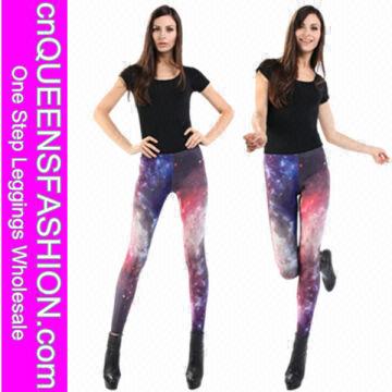 Buy Standard Quality China Wholesale Sex Hot Girl Galaxy Picture Printed  Leggings Direct from Factory at Yiwu Queens Clothing Factory