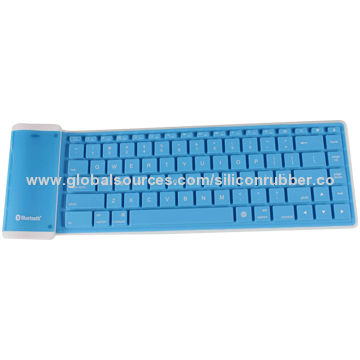 rubber bluetooth keyboard