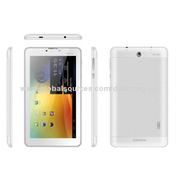 7-inch MTK6572 Tablet PC with Dual-Sim 3G WCDMA and 2G GSM, Android 4.2, FM, ATV, GPS & Bluetooth for sale at factory direct price