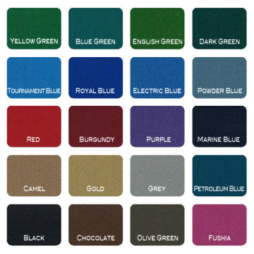 Pool Table Cloth Felt Cover Nine, What Is The Best Pool Table Cloth Color