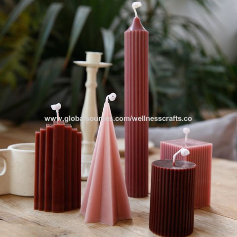 Wholesale Decorative Large Scented Cylinder Pillar Wax Candles for Weddings  - China Candle and Pillar Candle price