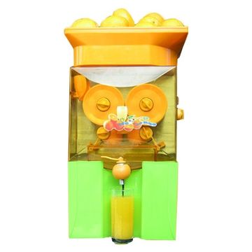 370W 3 In 1 Automatic Commercial Orange Juicer Machine / Orange 