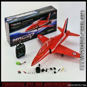 red arrow rc plane
