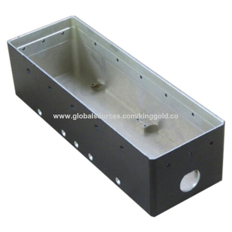 Peça de Usinagem CNC, Fabricada em Alumínio com Revestimento em Pó Preto - Componente CNC de Precisão