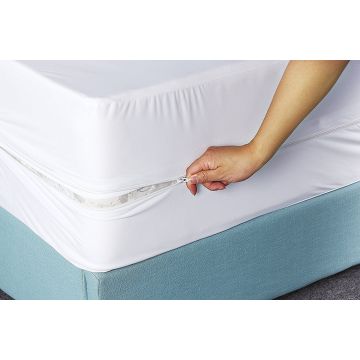 Stretch Polyester Knit Zippered Mattress/Boxspring Covers
