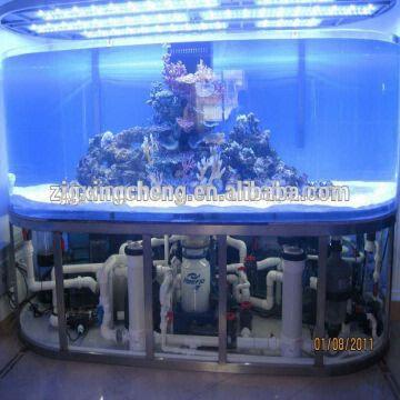 Big Square Acrylic Fish Tank With Uv/big Cast Acrylic Fish Tank