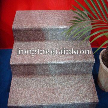 G664 Granite Steps Round Edge With Anti Slip