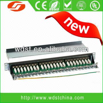 Cat 7 Patch Panel 100% Pass Fluke Test for sale at factory direct price