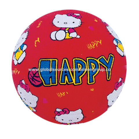 Mini size rubber basketball for kid's playing, rubber bladder and carton logo printed, for outdoor and indoor exercise and play for sale at factory direct price