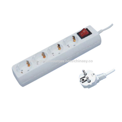 Buy China Wholesale Extension Sockets, 4-way Outlet With Switch,  Children's-protection-safety-lock, Tuv/gs/s/ce Approval & Extension Sockets