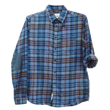 men's long sleeve shirt with elbow patches