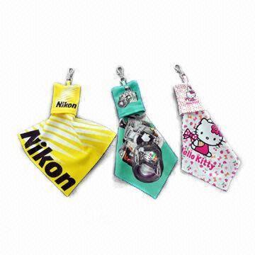 Buy Wholesale South Korea Microfiber Cleaning Cloth Keychains With Mini ...