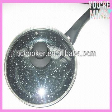 10.5” 26cm 12” Ceramic Marble Coated Pan Fry Pan Set 2pc Korean Pan 30cm 