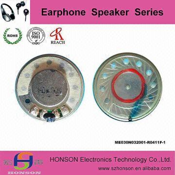 Buy Wholesale China 30mm 10mw 32 Ohm Headphone Speaker 30mm 10mw