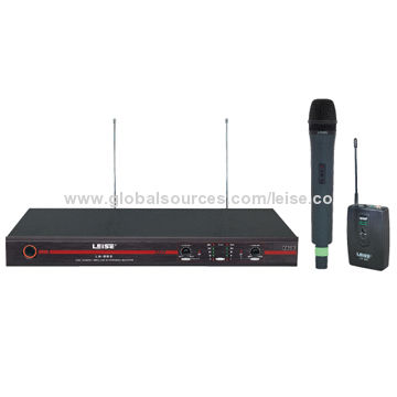 Ls 882 Dual Channel Wireless Microphone Uhf Leise China